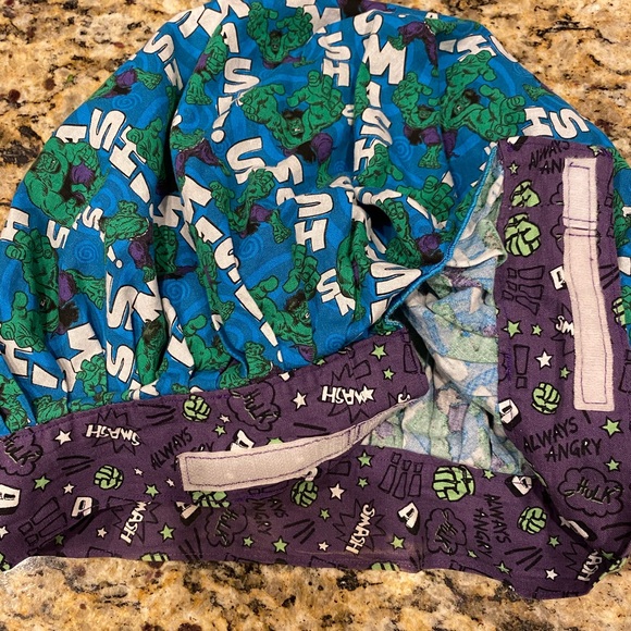 Hulk Avengers Bouffant Scrub Hat - Picture 3 of 3